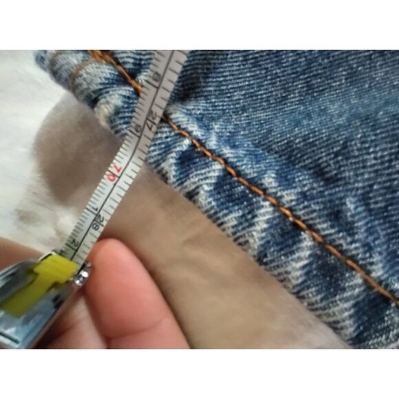 Vigoss Women's Jeans Size 29 Paper Bag Scrunch Top High Rise - Picture 6 of 7